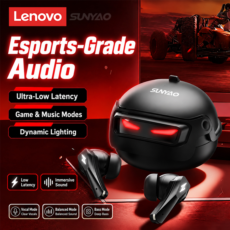 Video Gaming & Esports Usd Acc - Auriculares inalámbricos para juegos Lenovo GT101,