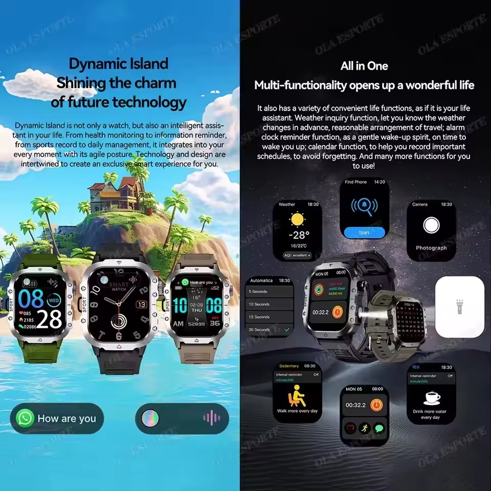 Reloj Inteligente GPS Militar  - Phase Esports & Gaming Festival reseña y precio