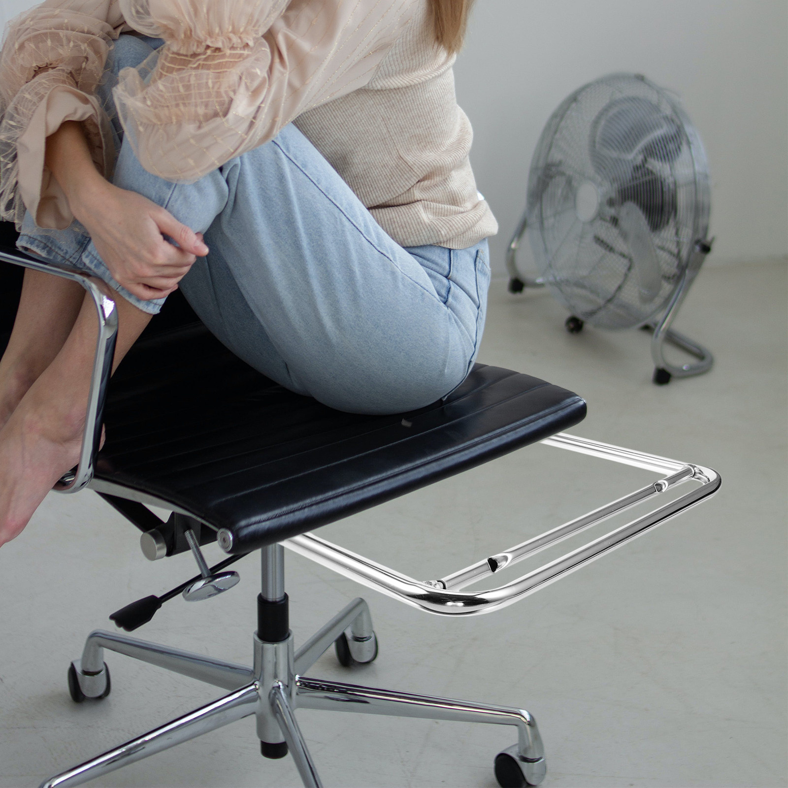 Reposapiés de acero inoxidable - Footrest Under Desk reseña y precio
